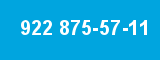 922 875-57-11 922 875-57-11